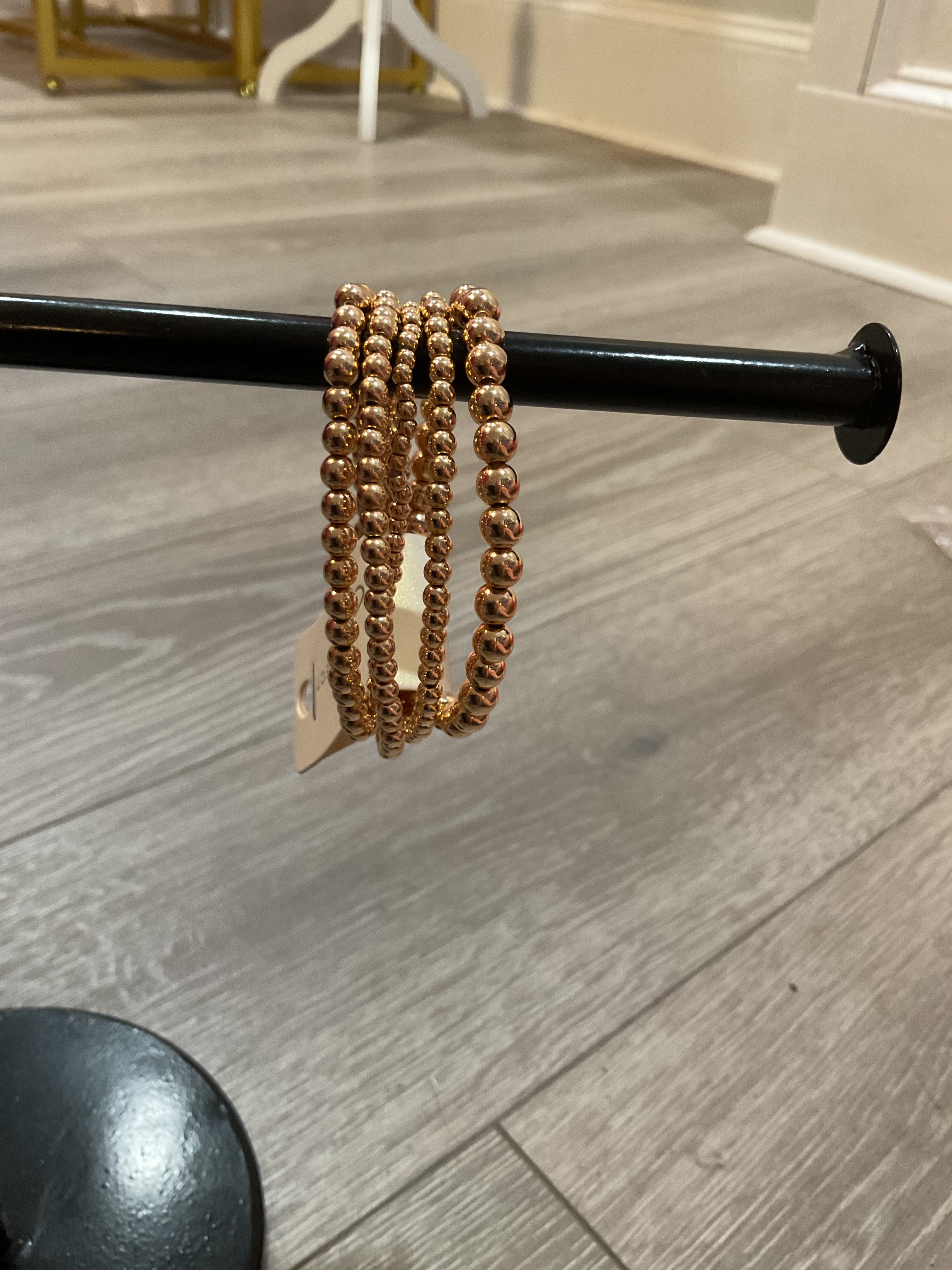 Gold beaded set