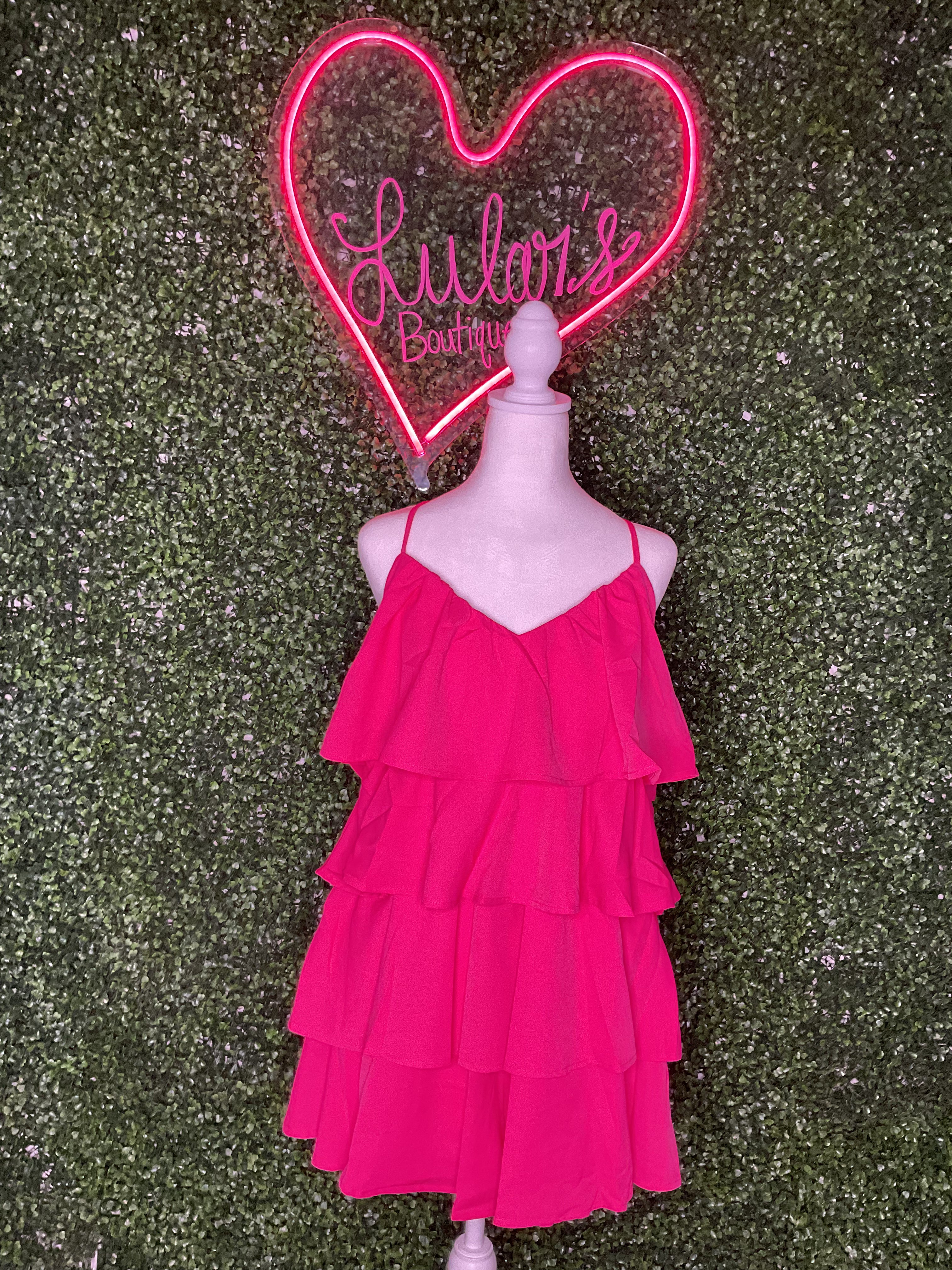 Pink frills