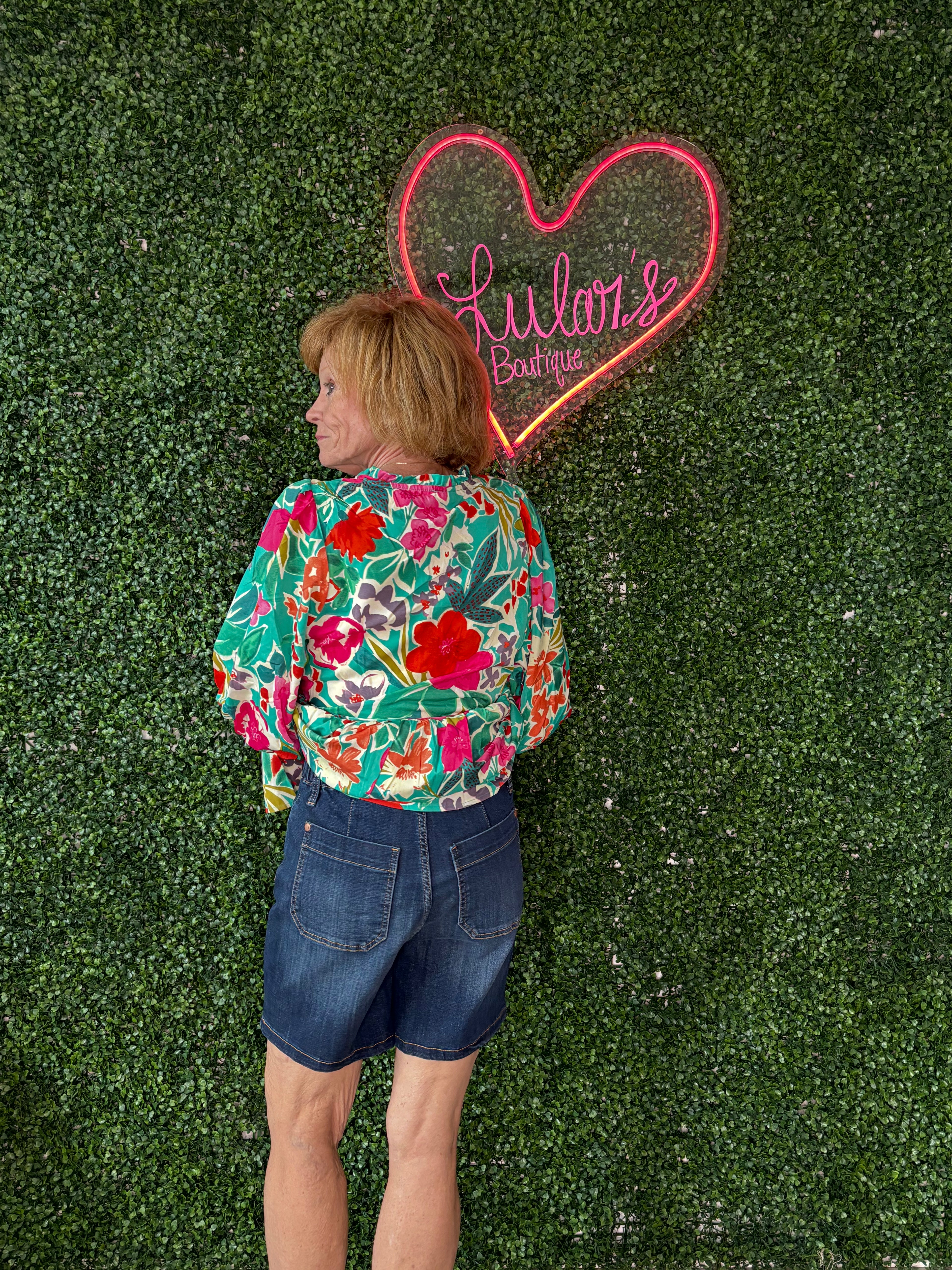 JB Elastic Mid Waist Shorts