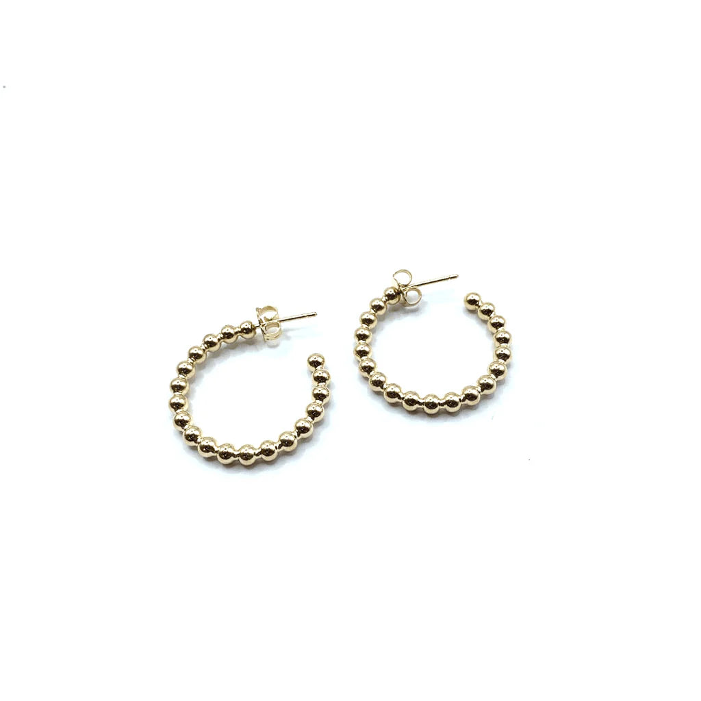 Erin Gray- 18MM Beaded Hoop