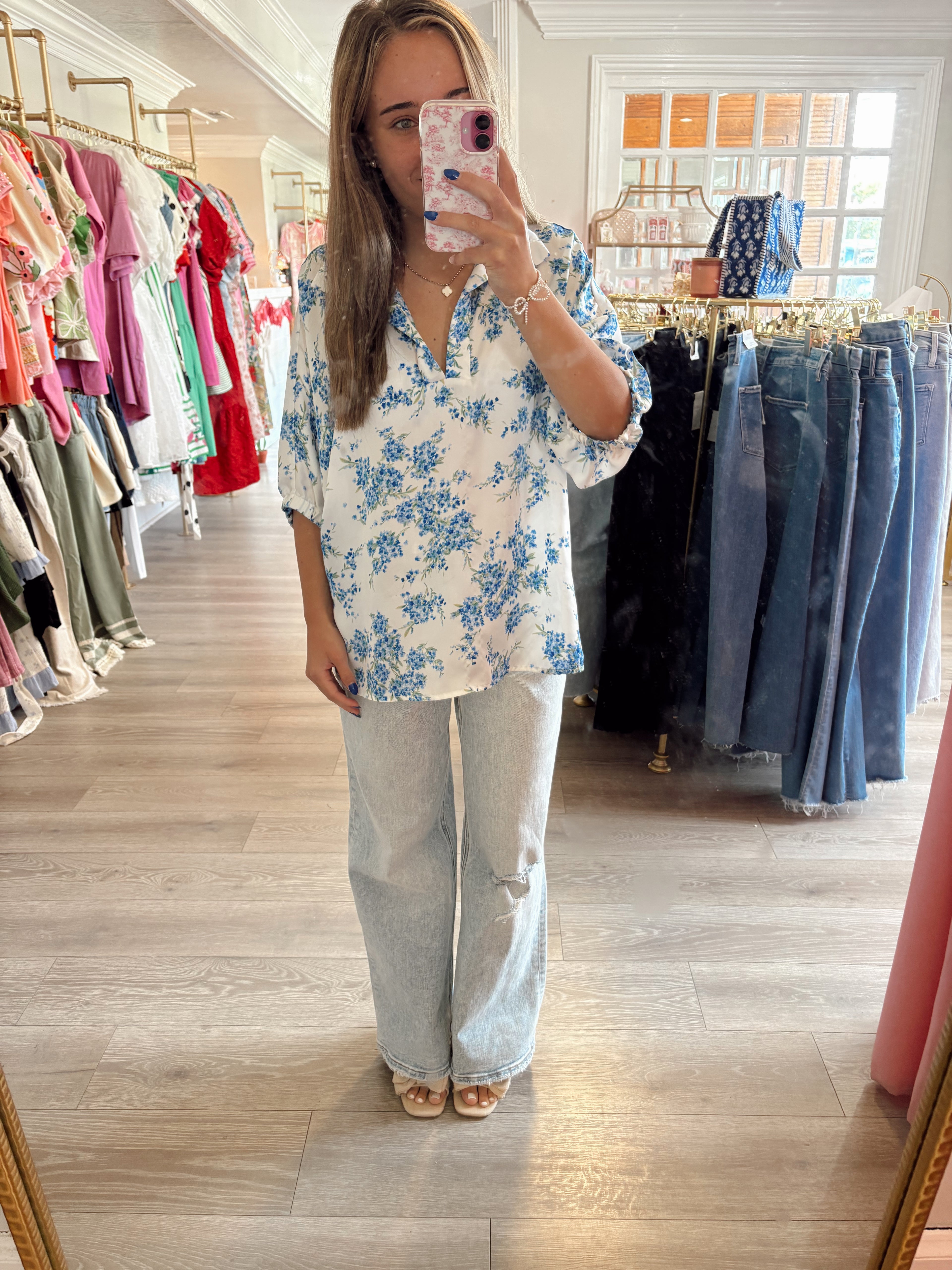 Petals In The Sky Blouse